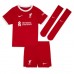 Liverpool Alexis Mac Allister #10 Hjemmedraktsett Barn 2023-24 Kortermet (+ korte bukser)